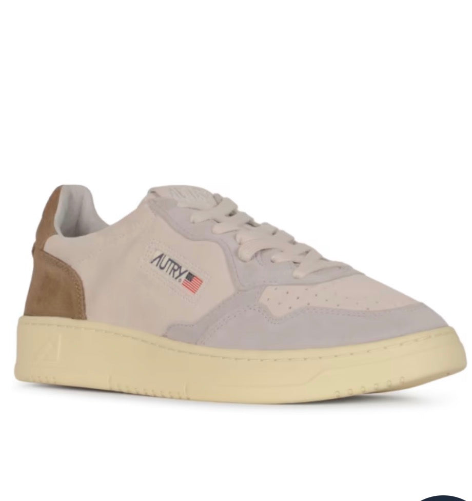 Autry Medalist Low Beige Brown