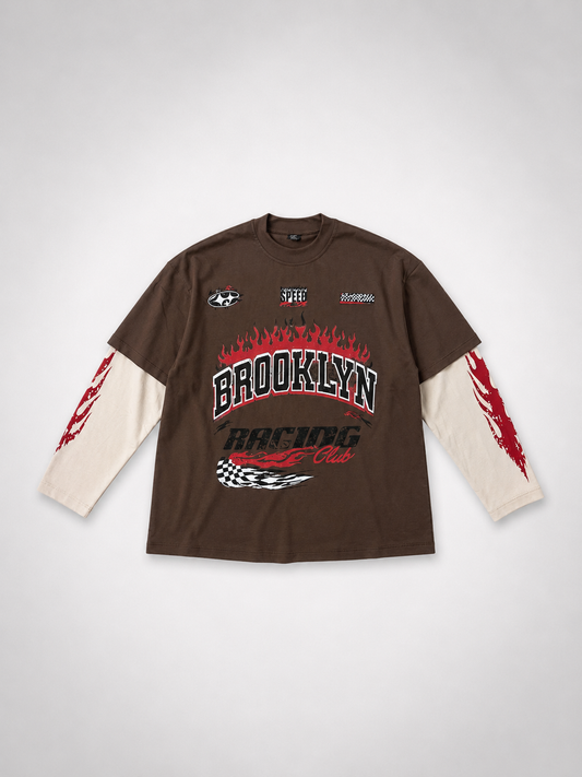 DOUBLE SLEEVE BROWN