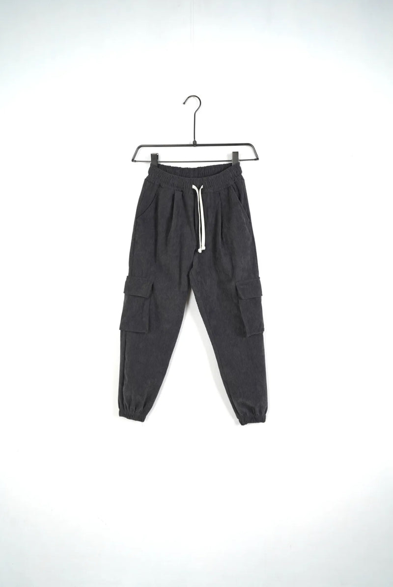 Pantalone cargo costine junior