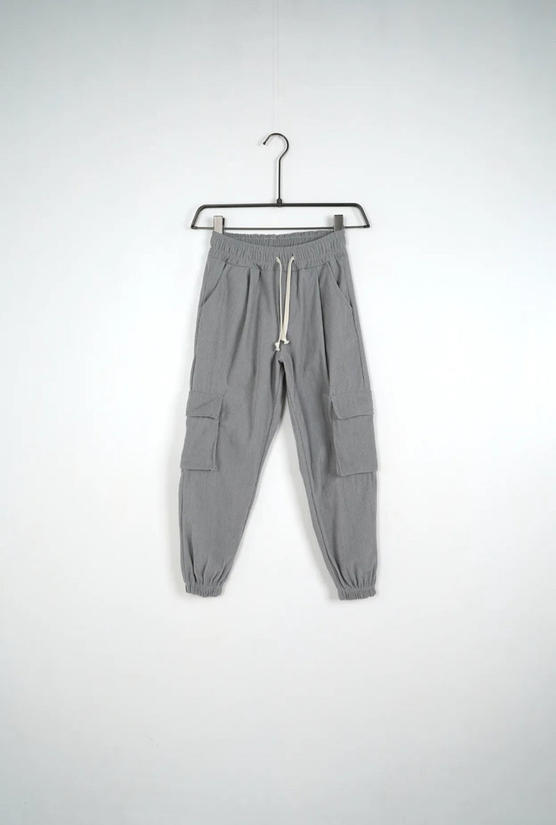 Pantalone cargo costine junior