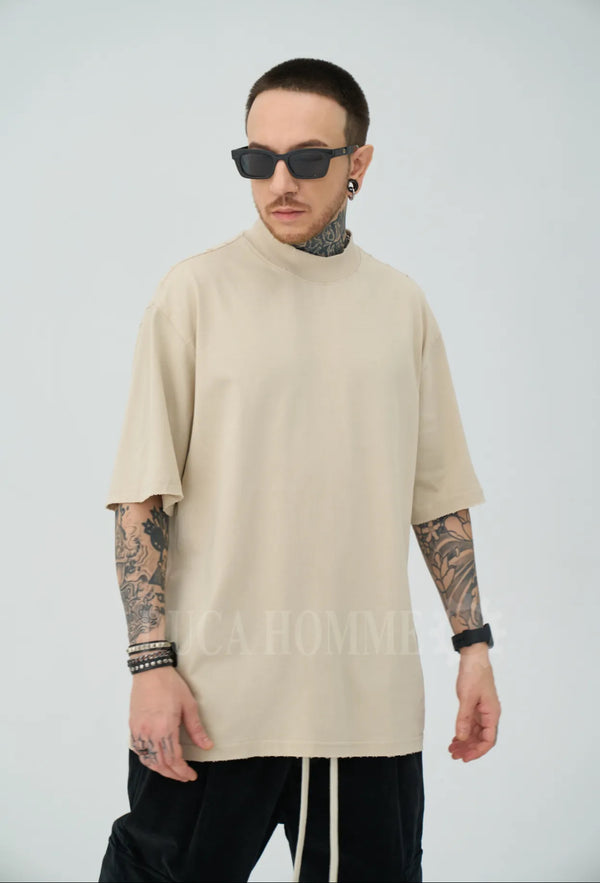 T-shirt maniche corte slavate