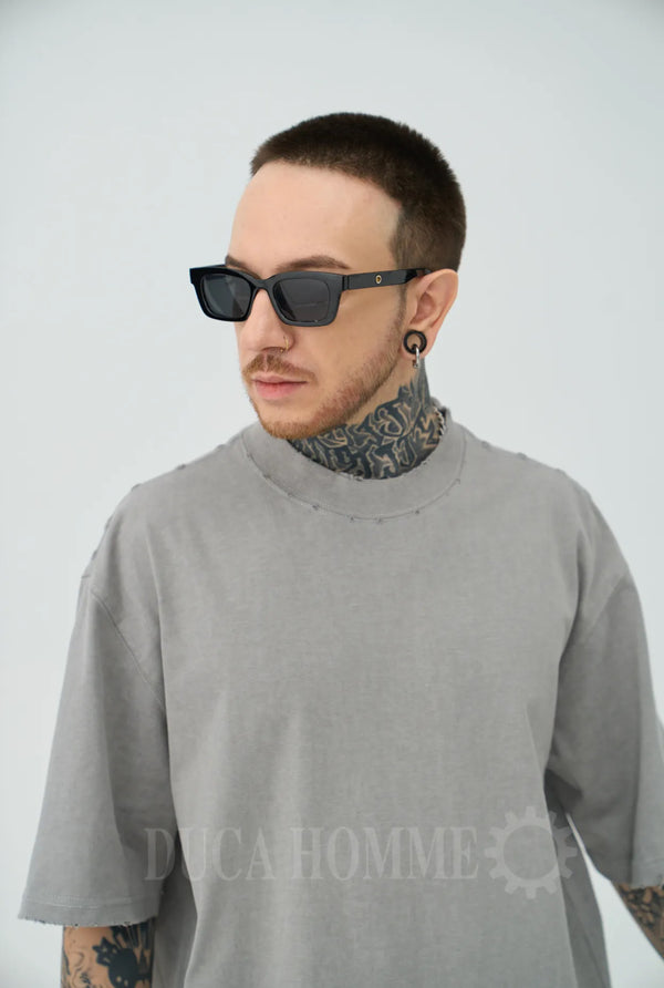 T-shirt maniche corte slavate