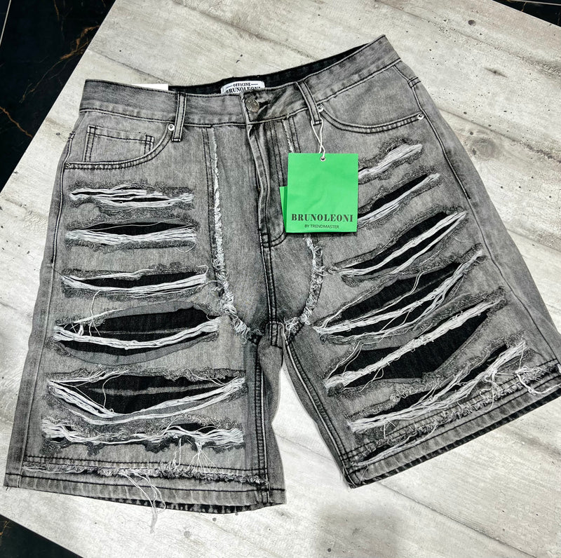 Bermuda Jeans strappo
