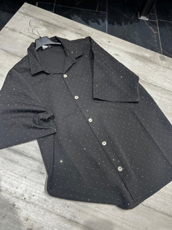 Camicia maniche corte Brillantini