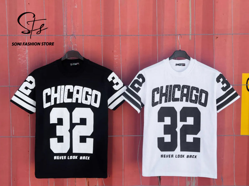 T-shirt bambino stampa Chicago