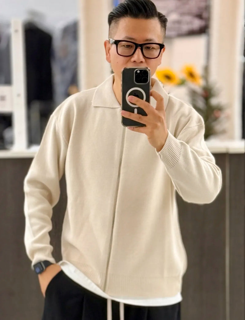 Maglione zip Over AW