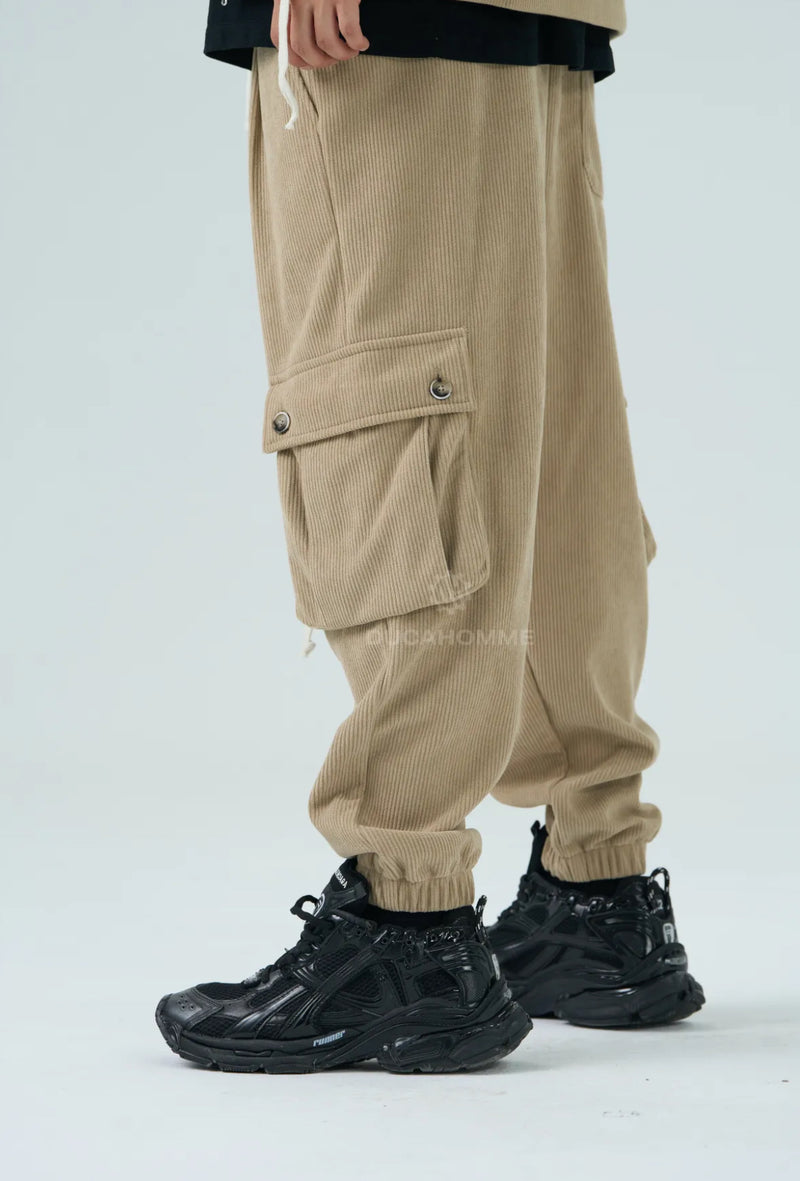 Pantalone Cargo a Costine