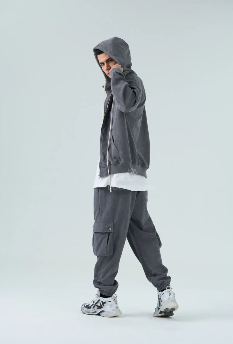 Pantalone Cargo a Costine