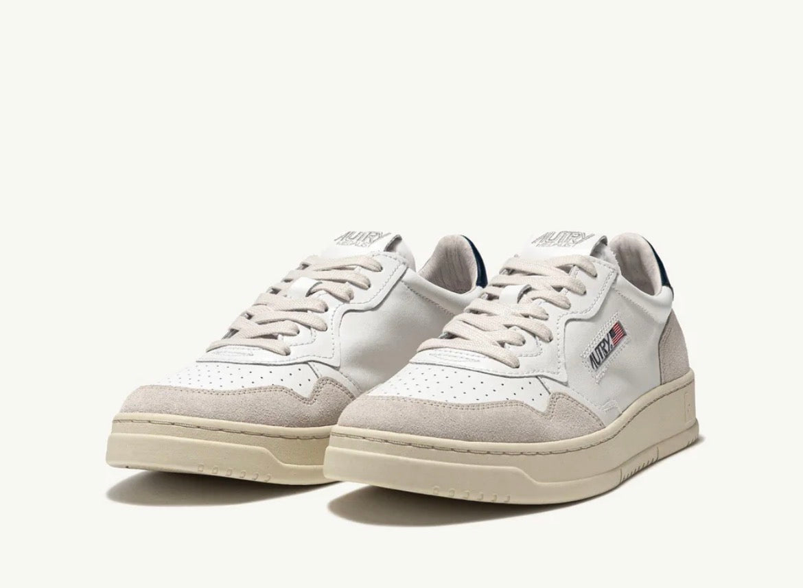 Autry Medialist Low White Black Beige