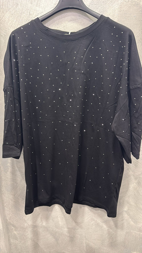 T-shirt brillantini