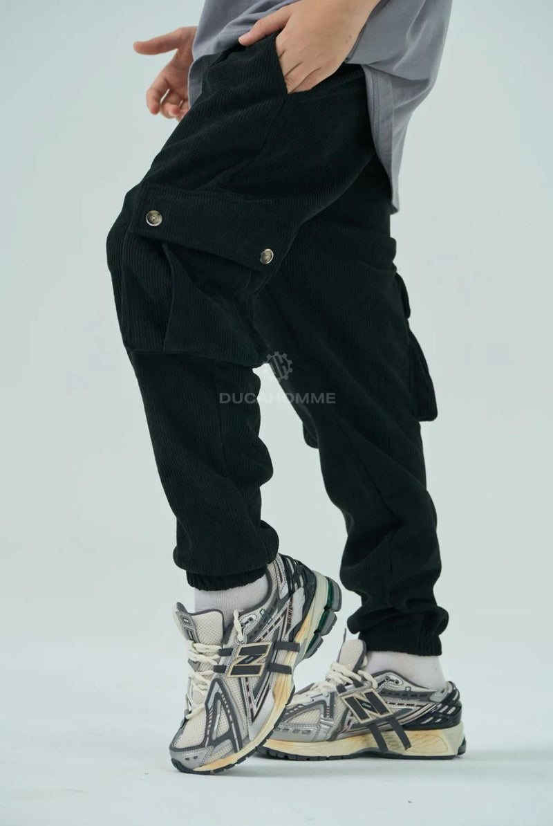 Pantalone a costine cargo  Junior