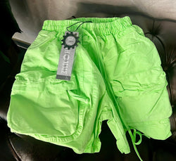 Bermuda fluo tasche con zip