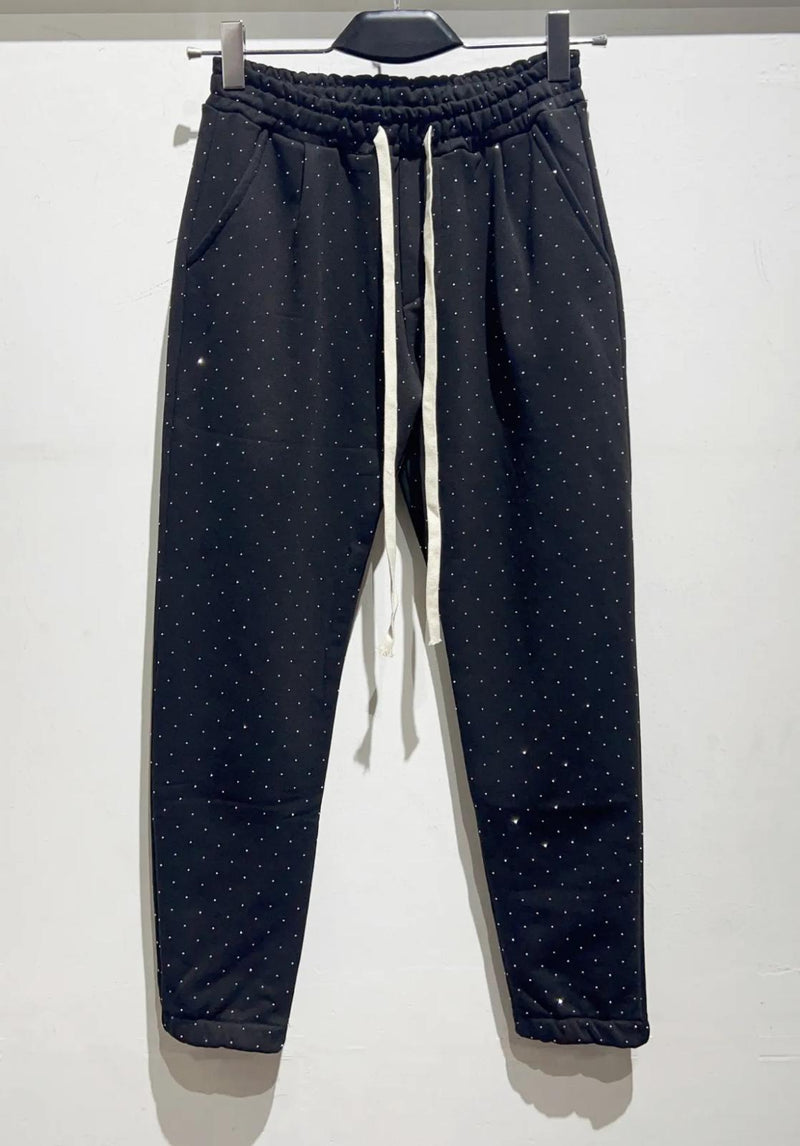 Pantalone cargo felpato