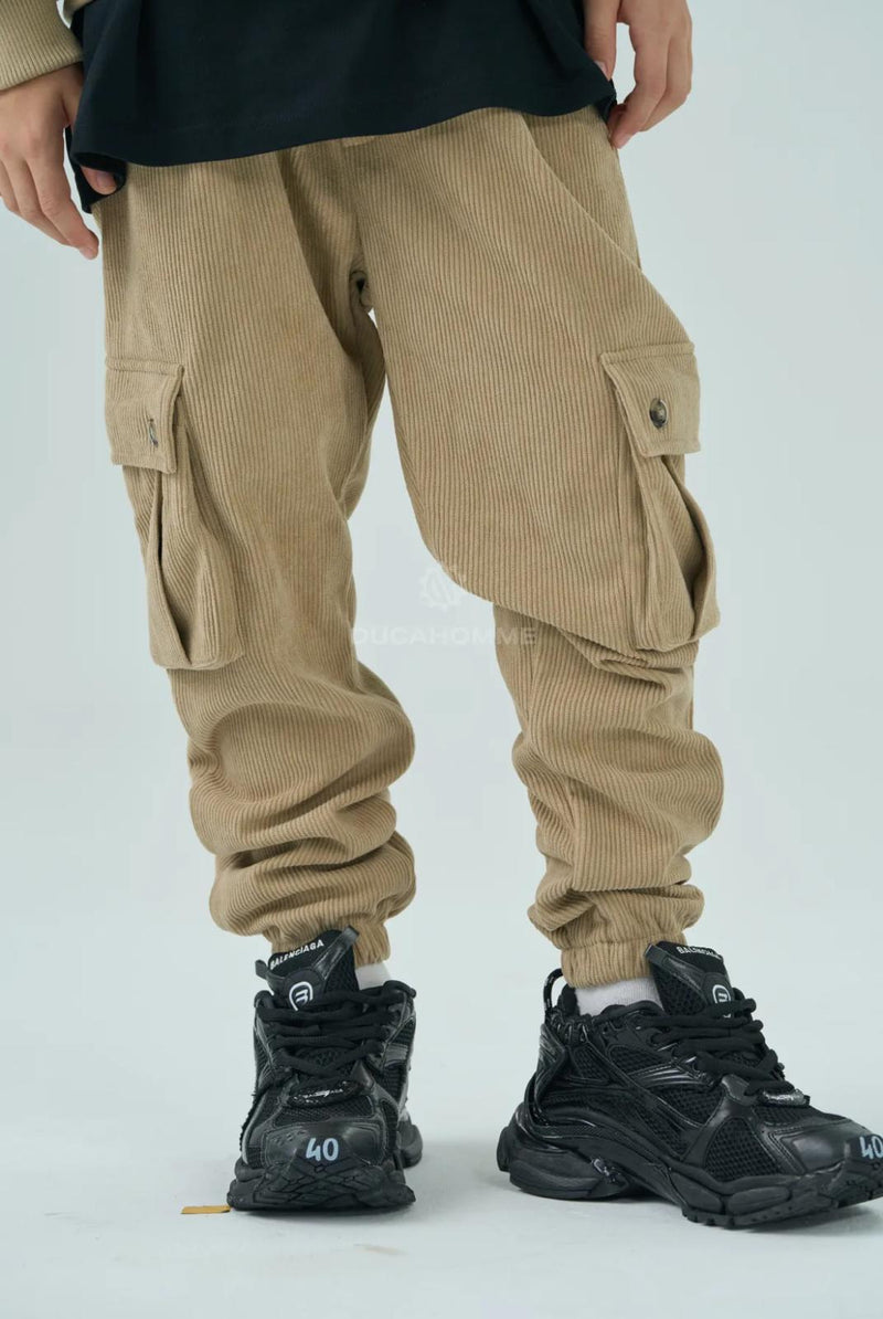 Pantalone a costine cargo  Junior