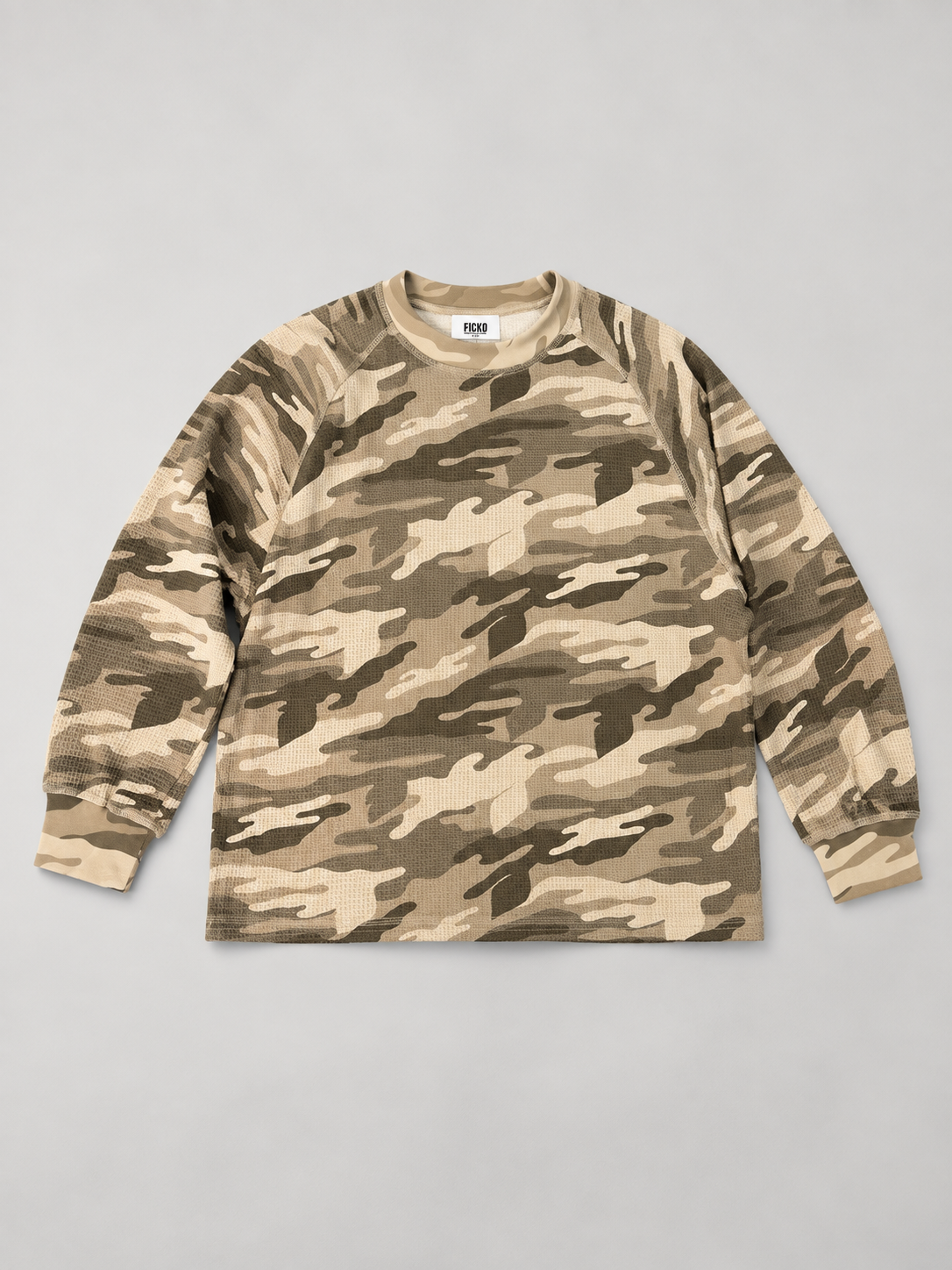  Longsleeve Camo Marrone | Numero 23 Albano